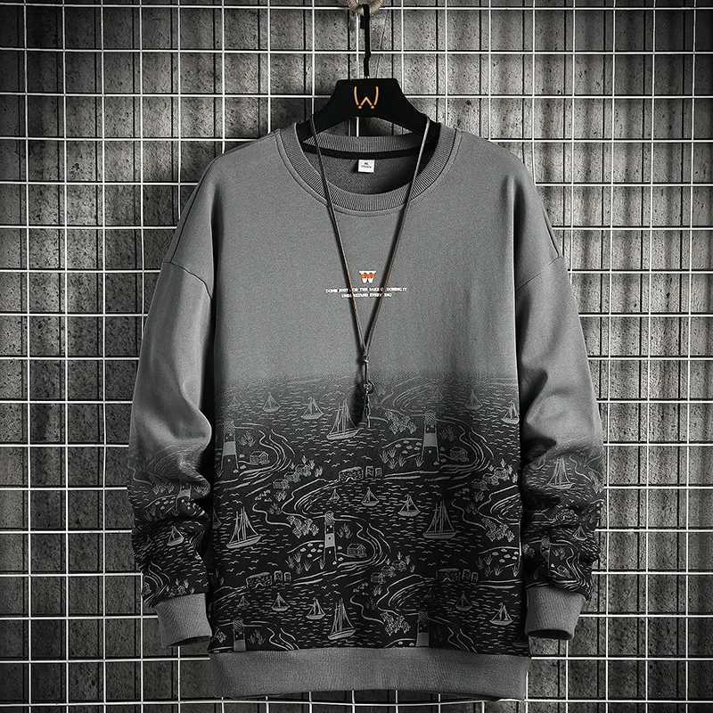 Autumn Spring 2023 Hoodies Sweatshirt For Mens Hip Hop Punk Pullover Streetwear Casual Fashion Clothes OverSize 5XLT251023