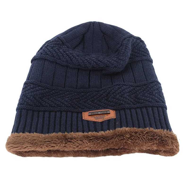 New Winter Warm Beanies Sklies Fashion Adt Men tter Wool Hat Cotton Top Wen Knitted Bone Soft Ma Bonnet Unisex HatsW251023