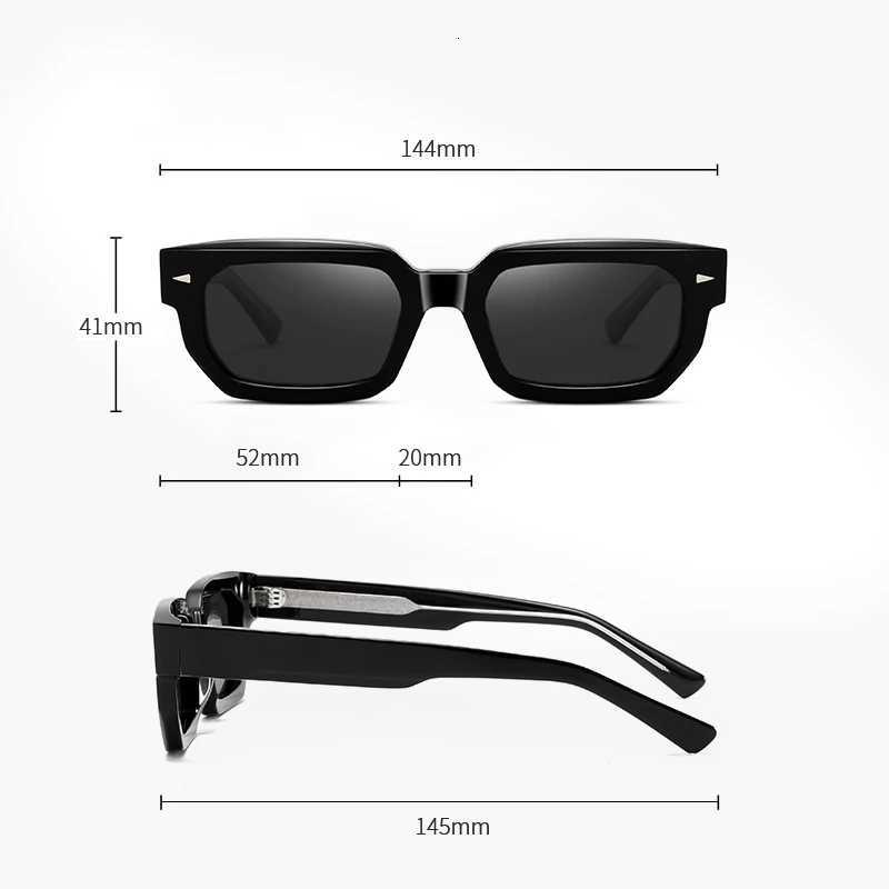 SZTZX Trendy Small Square Frame Acetate UV400 Glasses Outdoor Driving Sunglasses Men Women Myopia Hyperopia Prescription EyewareW251023