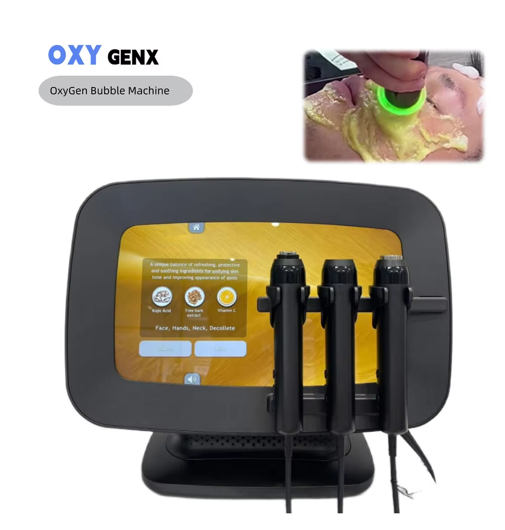New 3-in-1 Small CO2 Bubble & Oxygen Facial Skin Care Machine Facial & Massage Machine Oxygenation Facial Device Bubble Peeling & Skin Tightening Oxyg