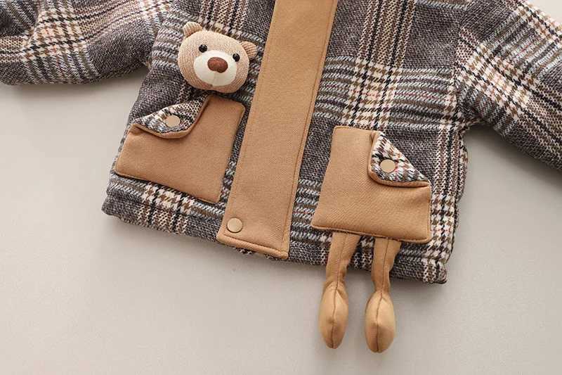 New Thickened Plush Jacket for Boys Babies Trendy Pocket Detail Cozy SinglePiece Outerwear Y251023