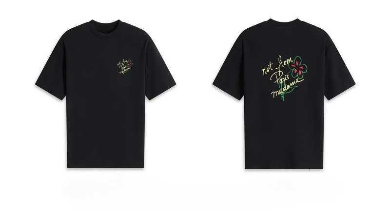 Not From Paris Madame Tshirt Men Women Cotton Tees Letter Printing Short Sleeve Luxury Brand Tshirt Mens Clothing Y2k TopsXJ251023