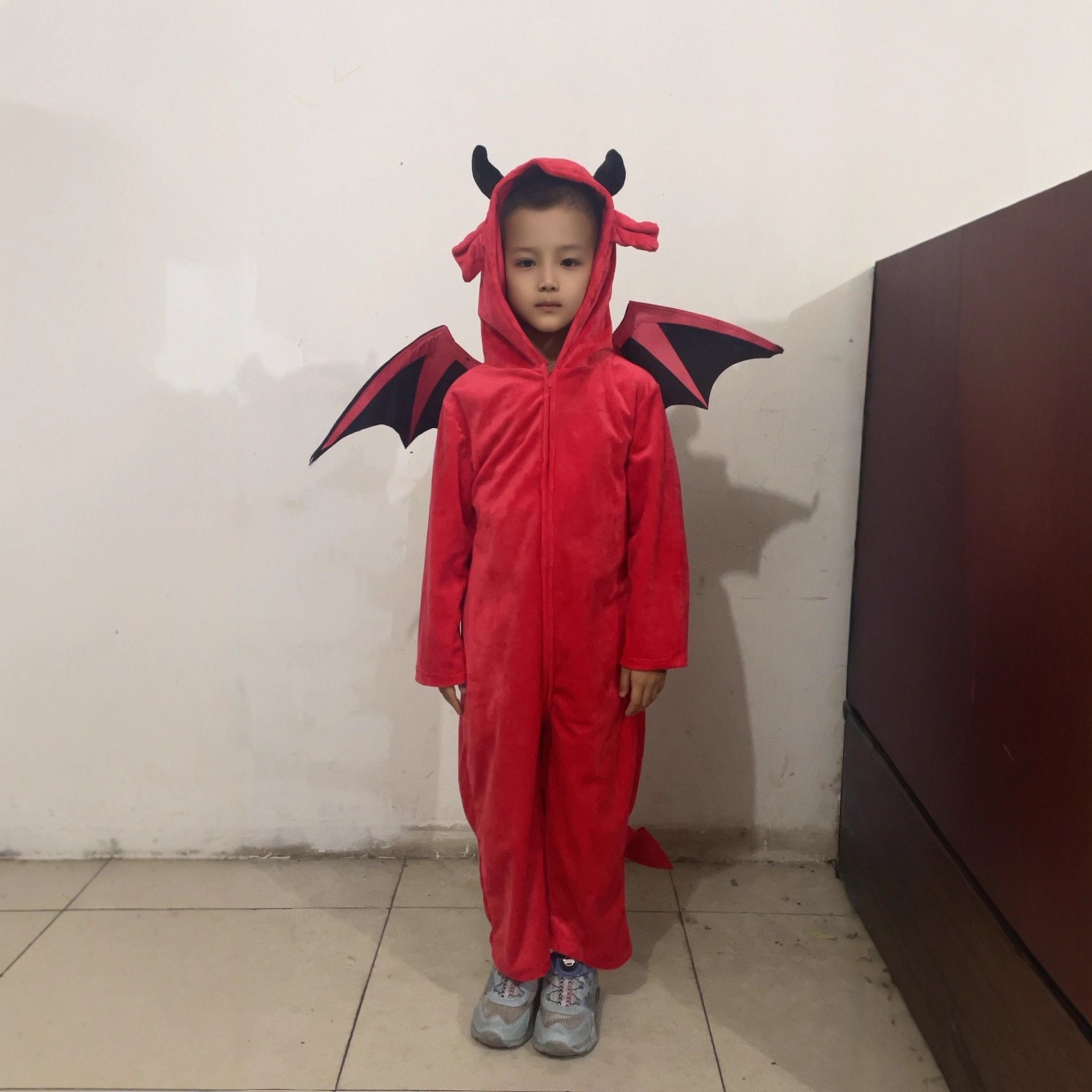 Halloween and Christmas children's costume role-playing cute little devil bat costume vampire performance
