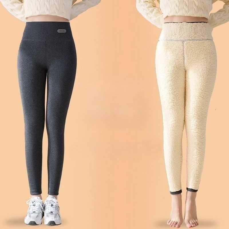 Women Winter Stretch Leggings High Waist Plush Leggings Thickened Keep Warm Leggings Woman Velvet Comfortable Thermal LegginsT251023