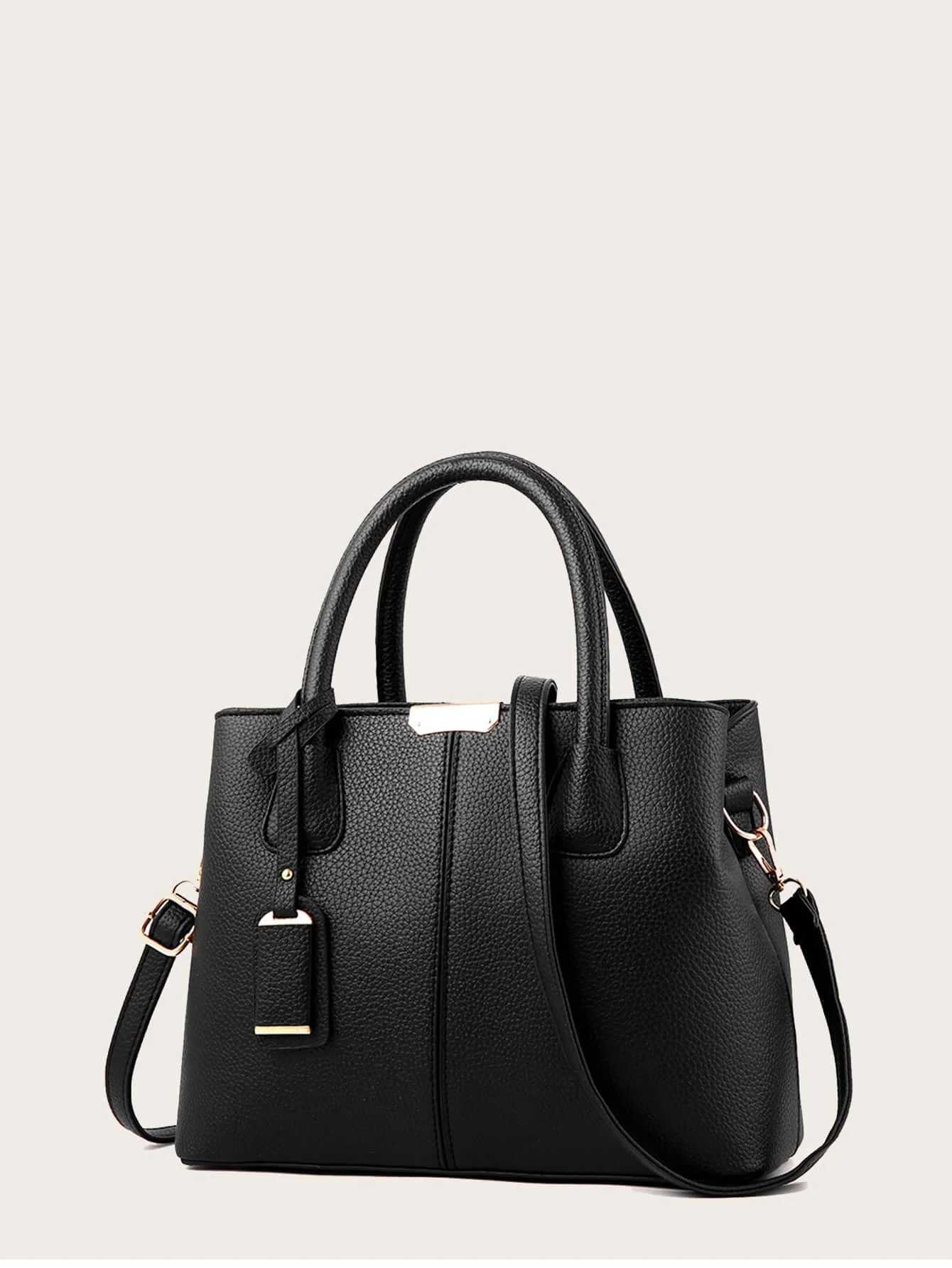 Simple casual handbag for women new luxury large capacity handbag wallet fashionable shoulder bagL251023