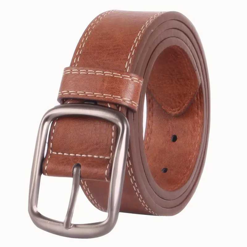 New MENS Metal Belt Pin Buckle PU Leather Jean Belt Casual High Quality Belt for Men PantsXJ251023