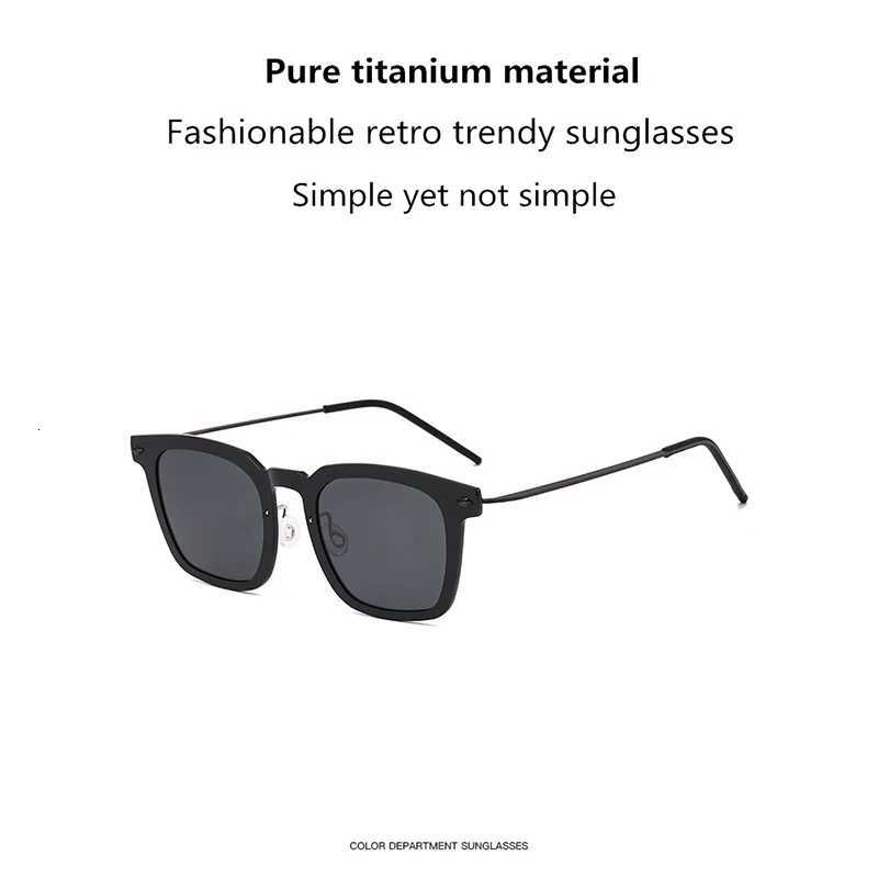 TAG Hezekiah Danish Design Polarized Sunglasses Men 8346 Ultralight titanium Sunglass Women Outdoor Driving UV400 Sun GlassesW251023