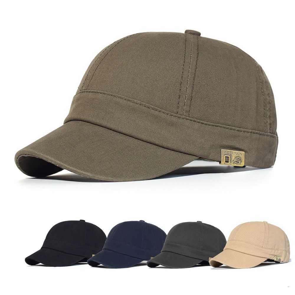 Short Brim Baseball Cotton Men Wen Soft Vintage Dad Hat Adjustab Trucker Sty Low Profi sW251023