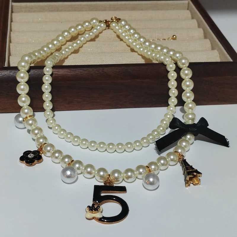 Wen tren Choker Pearl Necklace earring Ladies Jewelry set Party Accories Y251023