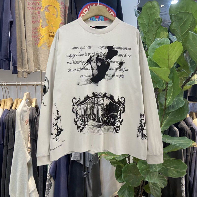 Men's Plus Tees & Polos Print Long Sleeve T shirts 26ss