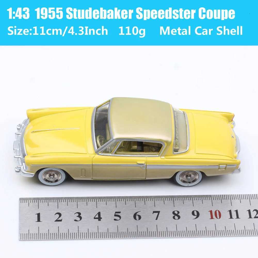 GFCC 143 Scale 1955 Studebaker Speedster Coupe President Model Car Metal Diecast Toy Vehicles Collectibles MiniaturesT251023
