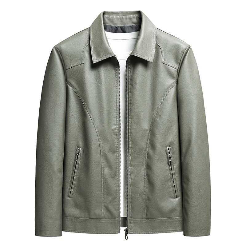 Spring Autumn Men Casual Motorcycle Biker Jacket Coats Mens Vintage Outwear Leather Jacket Man Fashion Jacket Male Plus Size 8XL W251023