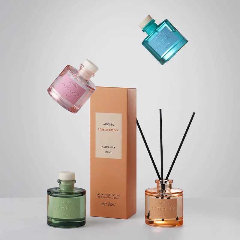 Flameless Reed Diffuser for He Natural Essential Oil Air Freshener with LongLa Fragrance BedroBathro Aratherapy Y251023