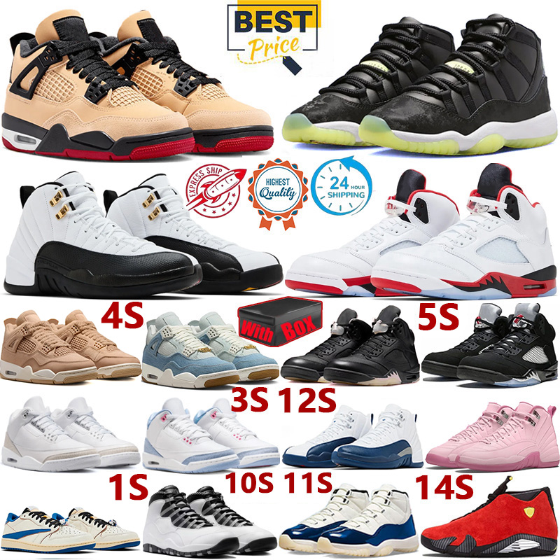 with box Basketball Shoes 4s pizza Cozy Girl 5s Fire Red Black Tongue Grape 12s Taxi pink French blue 1s Sail 3s Black Cat 11s Inner Beast blue 8s Aqua 10s Steel sneaker