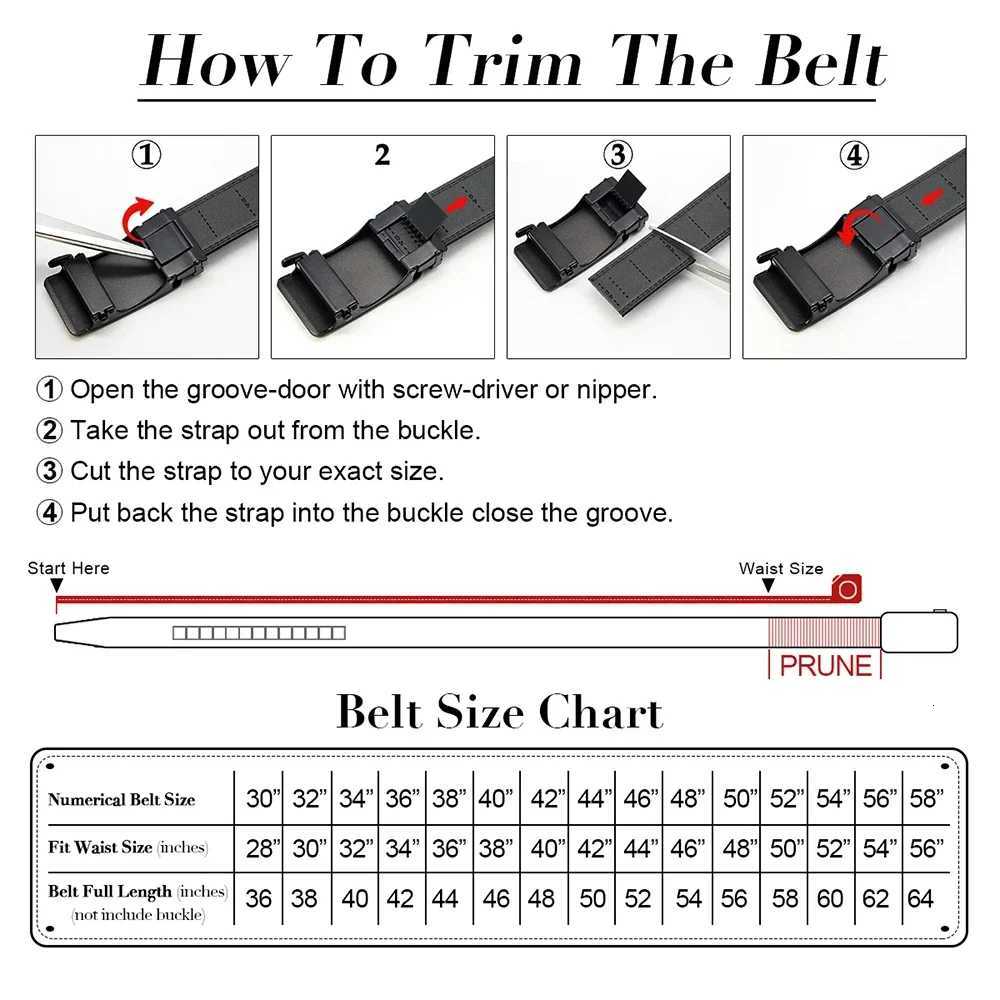 Mens Leather Belt Automatic Genuine Leather Belts Top Quality Cow Strap Adjustable Belts Jeans Belt for Men Gifts 115 125 130cmXJ251023
