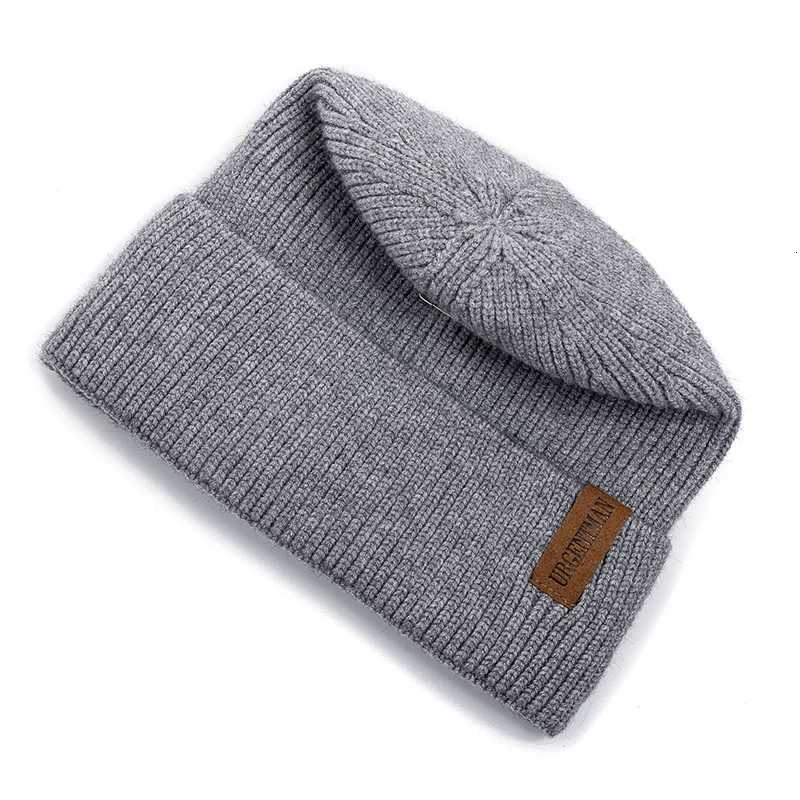 New Unisex Winter Hat Add Fece Warm Stylish Soft Beanie Hat For Men Wen Outdoor Thicken Ski Sports Knitted HatW251023