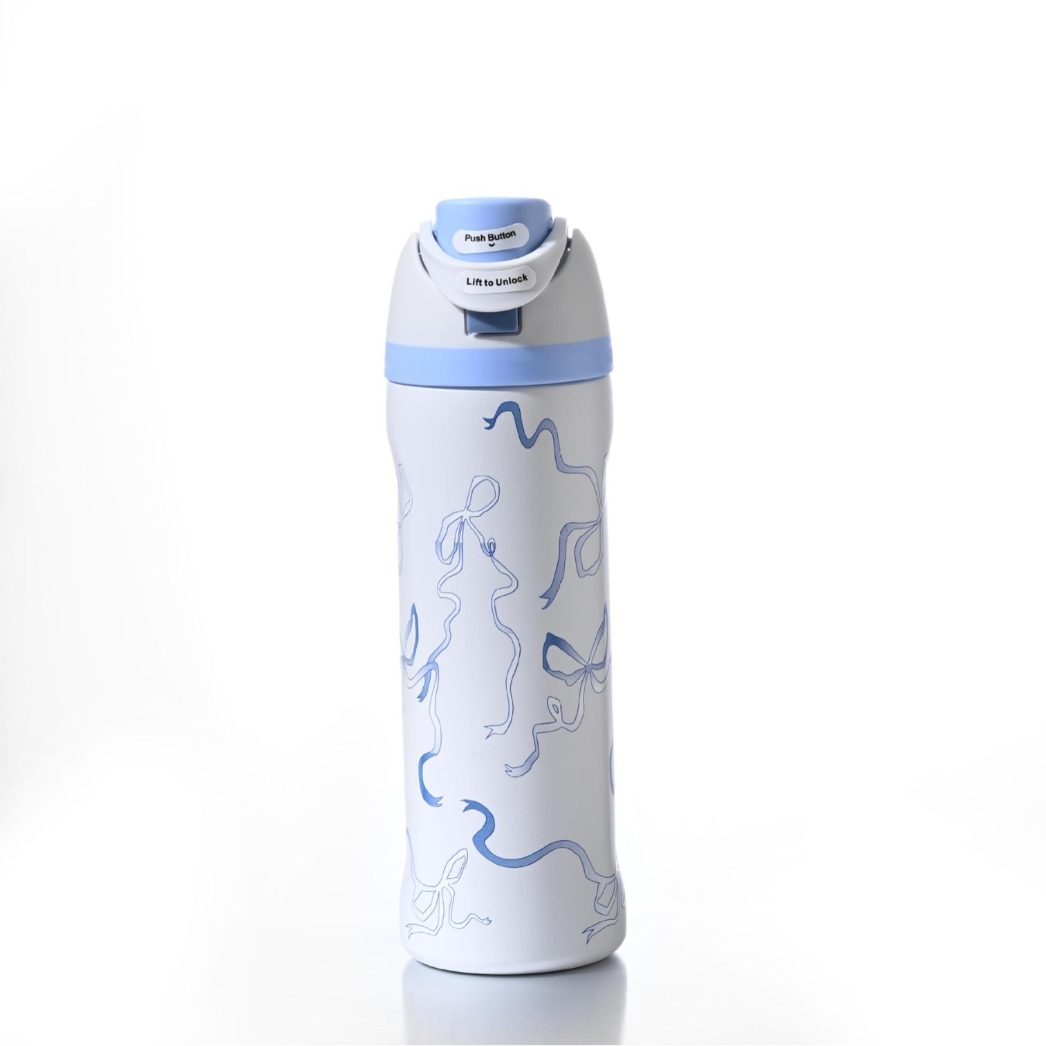 New Water Bottles 32oz Insulated Stainless Steel Tumblers With Flip Straw Giltter Shiny Sports Travel Car Mugs Outdoor Large Drinking Cups