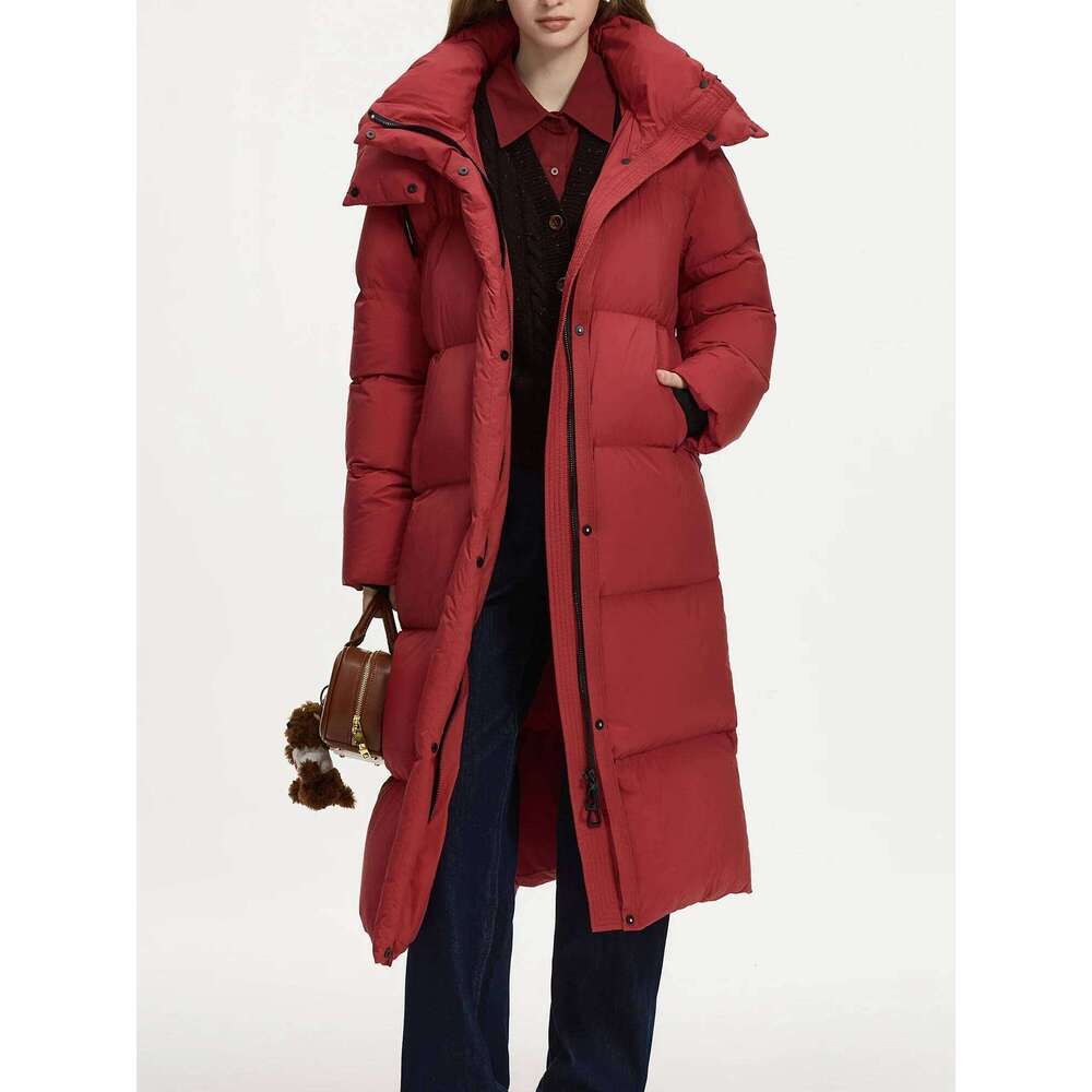 251.2G Filling Amount Long Outdoor Warm Down 3 Colors Jacket For Women Winter 2024 New Versatile Chic Coat Womens Coat