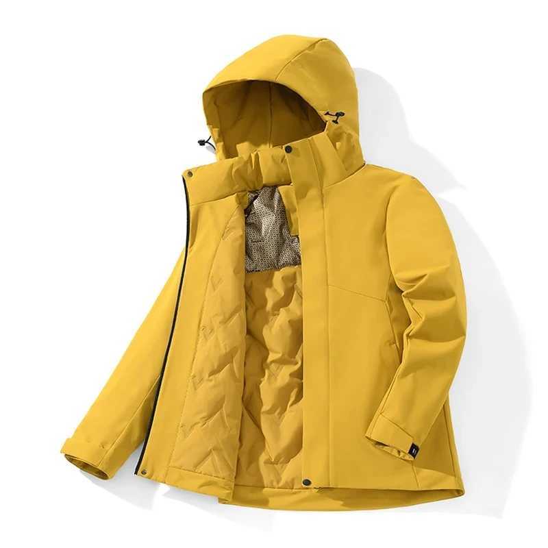 Winter Warm Waterproof Cotton Padded Jacket Mens Hiking Climbing Trekking Skiing Rain Parka Coat Men Windproof Windbreaker Coat Z251023