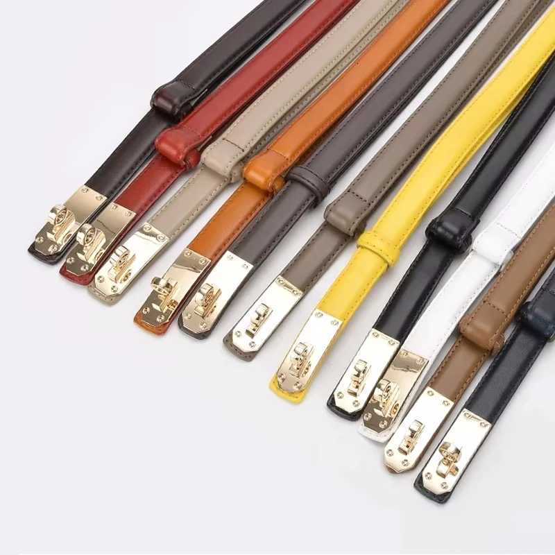Womens Leather Belt Luxury Casual Fashion Belts with Golden Metal Buckle for Dresses and Jeans Womens BeltsXJ251023