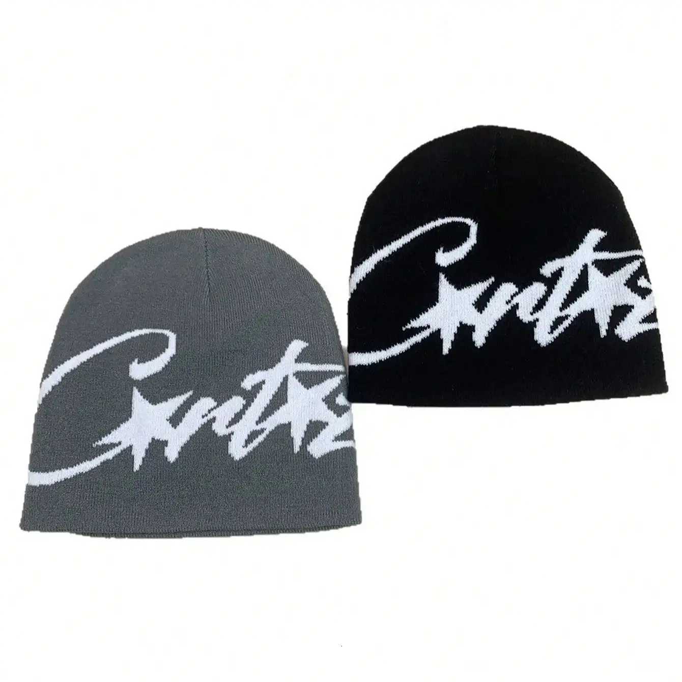 1PC Vintage Beanies Knitted Hat Unisex American Hip Hop Streetwear Jacquard Knitted Beanie Hat Warm for AutumnWinter Fall OuXJ251023