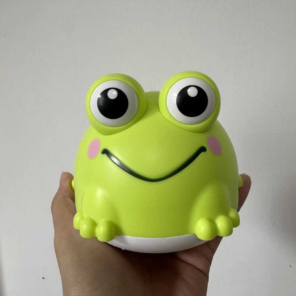 AutoSensing Spray Frog Bath Toy with LED Light Button BatteryUSB Rechargeable Baby Shower Water Play Toy for Kids Gifts J251023