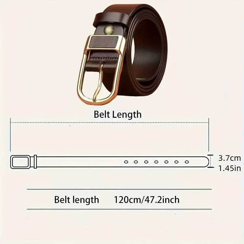 Mens Trendy Casual Belt For Men Coboy Style Belts Pin Buckle Belt Jeans Retro Belt Business Casual BeltXJ251023
