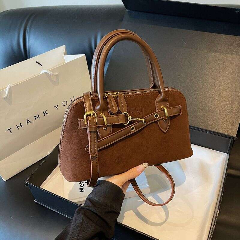 Shell Women's New Autumn And Winter Niche Design High-End Crossbody Versatile Hand-Held Small Bag