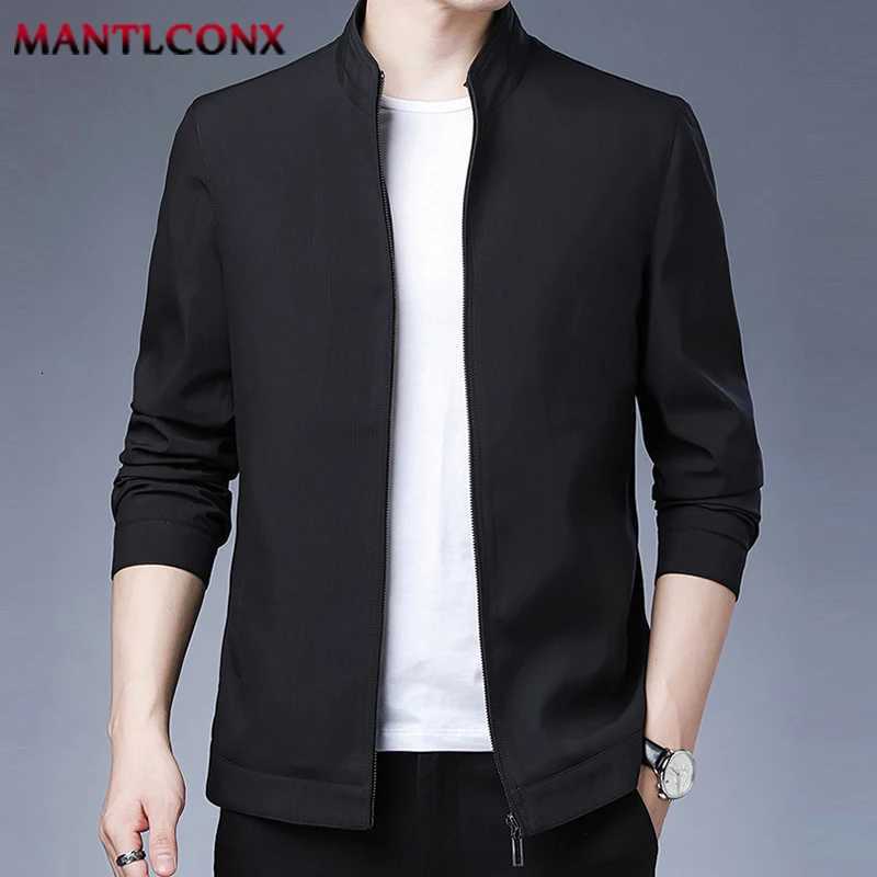 Stand Collar Thin Mens Jacket Men Blazer Newest Spring Autumn Business Jacket Coat Male Casual Outerwear Men Clothing Brand W251023