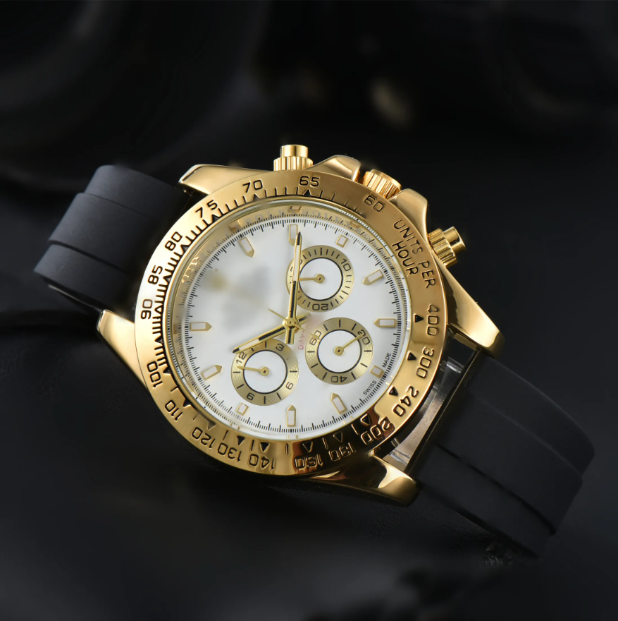 Top Lovers selling popular Selling DAY TONA quartz Mens Watches Full Stainless Watch Couples Style Classic Wristwatches montre de luxe