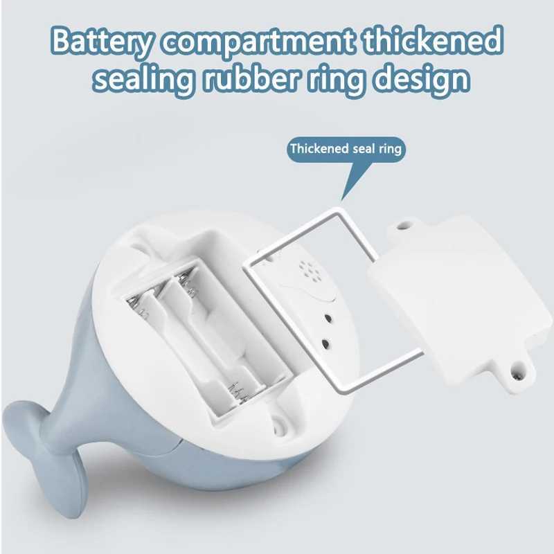 Baby Bath Toys Spray Water Shower Toys for Kids Electric Octopus Whale Bath with LED Light Automatic Sensing Squirting Water J251023