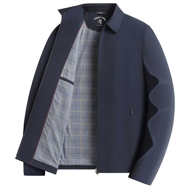Mens Business Casual Jacket 2024 Spring Autumn High Quality Fashion Handsome Stylish Middleaged Coat W251023