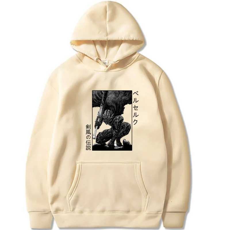 Berserk Japanese Animation New Hoodie Mens and Womens Harajuku Pullover Street Wear Unisex Autumn Winter Plushed Sweater BrandT251023