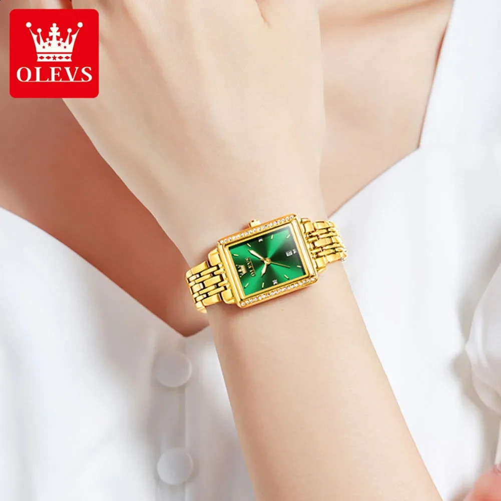 OLEVS 9995 Elegant Quartz Ladies Womens Wristwatces Date Watch for Women Waterproof Luminous Watches Relojes Para Mujer 251027
