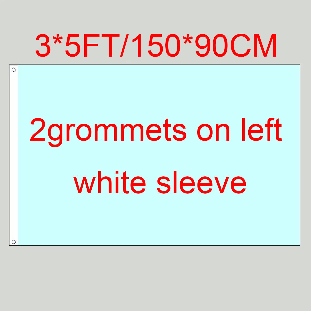 Custom Banner Flags 3x5 Feet Custom Flag and Banner Any Logo Any Color 100D Polyester Digital Printing w/ shaft cover Grommets 4