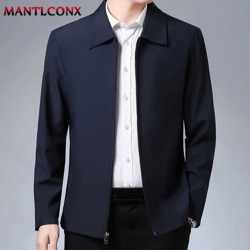 Newest Casual Jackets for Men Spring Loose Formal Blazers Thin Business Mens Jacket Office Male Outerwear Autumn Mens Clothing W251023