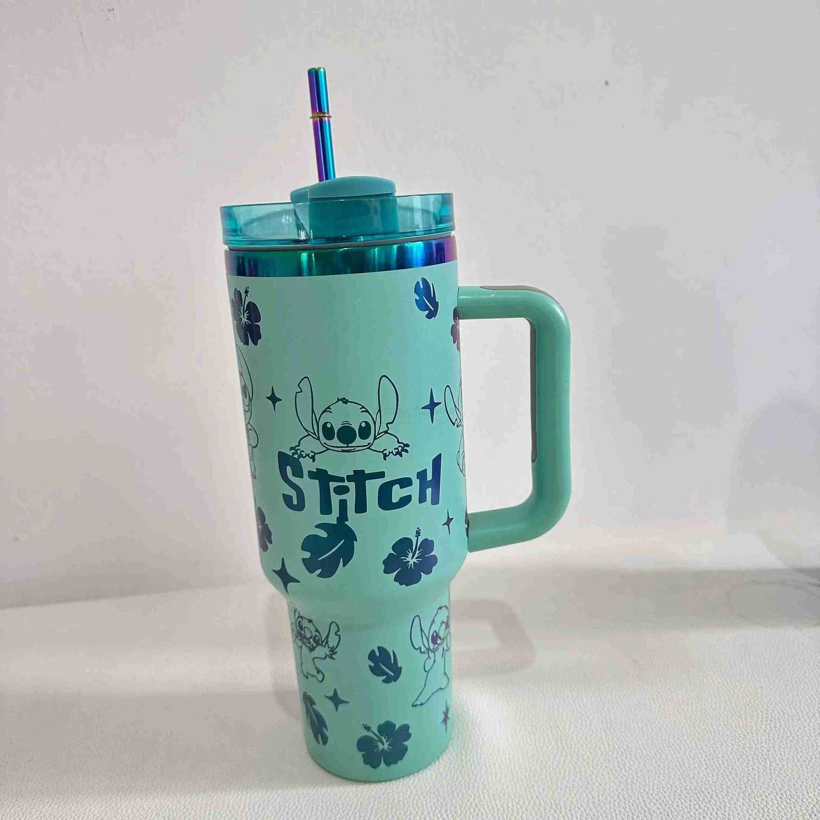 Disney Stitch 40OZ Stainless Steel Insulated Cup 304 Stainless Steel Insulated Vacuum Insulated Car Cup Sports Outdoor TravelXJ251023