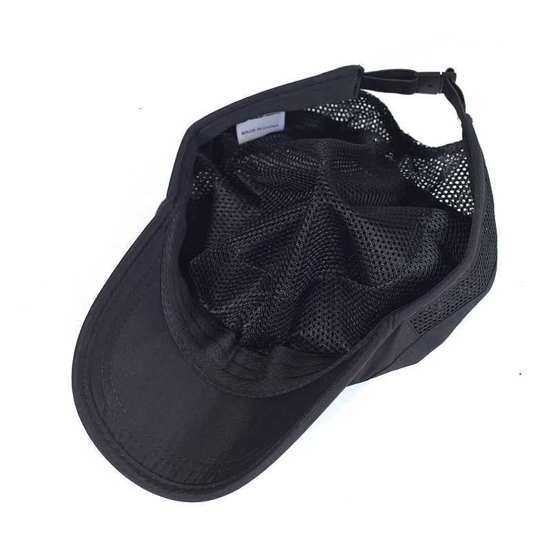 Summer Mesh Outdoor Sport Quick Drying Military s Men Breathab Cadet Army Flat Top Hat Cycling Running BaseballW251023