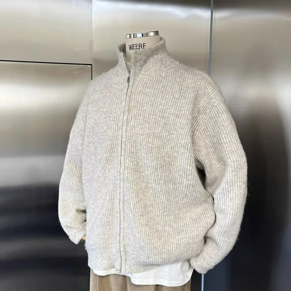 Autumn Cardigan Mens Knit Cardigans Knitwear Korean Clothes Clothing Sweater for Men Crdigan Winter Man 251023