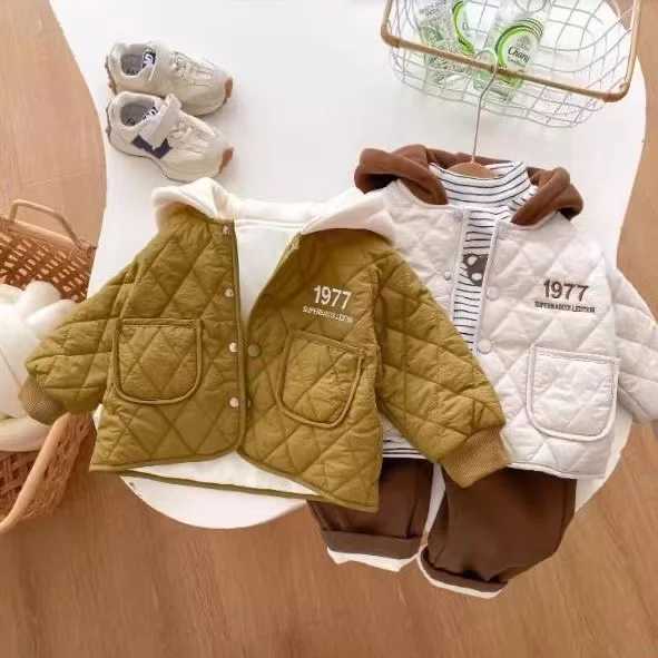New Winter Cottonpadded Jacket Boy Kids Thickness Coats Children Outerwear Winter Autumn Y251023