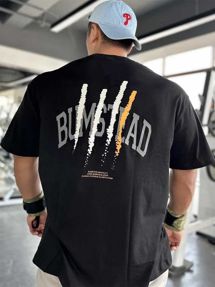 Summer pure cotton CBUM mens Tshirt Thavage Muscular mens CBUM gym short sleeved fitness pure cotton Tshirt CBUM womens topXJ251023