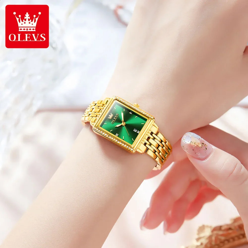 OLEVS 9995 Elegant Quartz Ladies Womens Wristwatces Date Watch for Women Waterproof Luminous Watches Relojes Para Mujer 251027