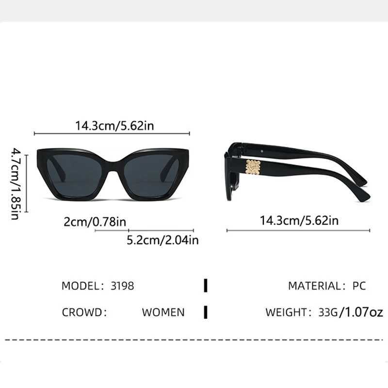 Sunes For Wen 2025 New Retro Cat Eye Sunshade Sun Protection Fashion Street Photogrhy Sunes Trend 3198W251023