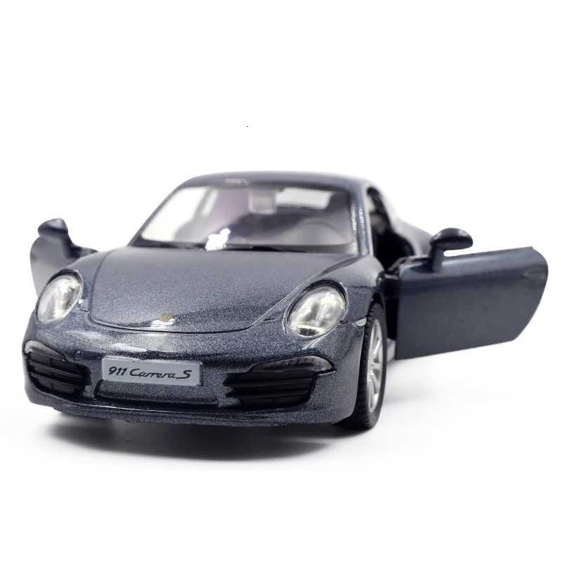 1 36 Porsche 911 Alloy Car Model High Simulation Diecasts Toy With 2 doors opened Pull Back Vehicles Decoration Toys For KidsT251023