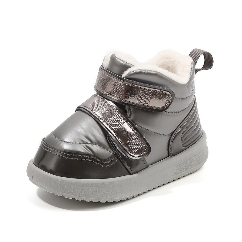 Toddler Infant Winter Fur Boots Shoes Little Kids Warm Furry Plush Shoes Kidsnest Children Snow Boots Sizes 15 - 24 US0.5C-US7.5C K1170