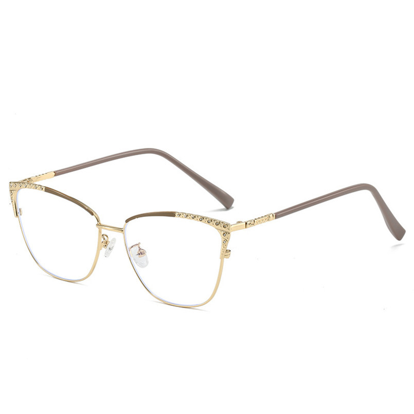 2024 New Fashion Metal with Prescription Glasses Optical Unisex Plain Universal Eyeglass Frame