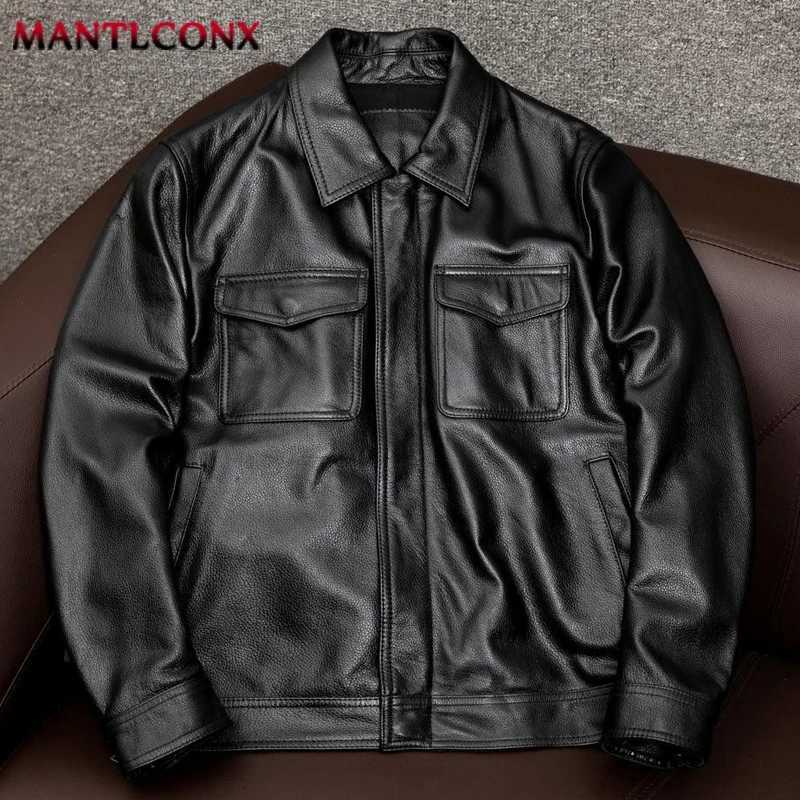 Vintage Motorcycle Mens Leather Jacket Casual Windbreaker Pu Leather Coat Male Fishing Camping Outdoor Jacket Plus Size XL3XL W251023