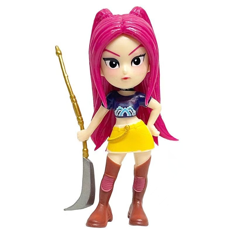 Kpop Demon Hunters 6 styles Action Figure Doll Model Desktop Ornament Zoey Toy Gift