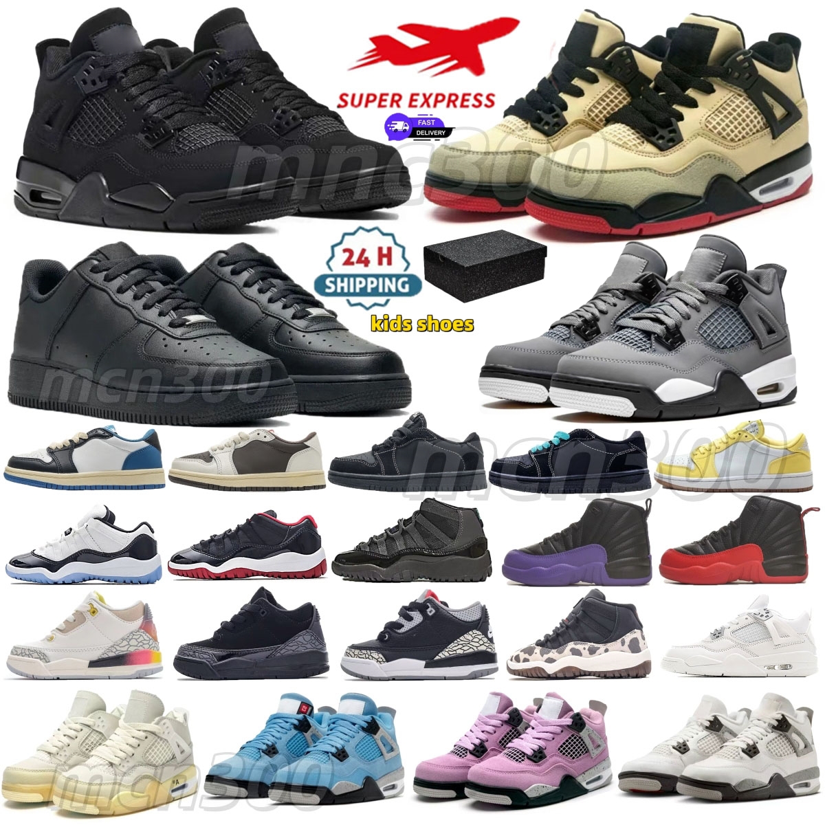 Kids Shoes Basketball shoes Sneakers Toddler shoe Preschool Designer shoes Children Youth Athletic Outdoor Child Chaussures infantis Trainers 6c-5y