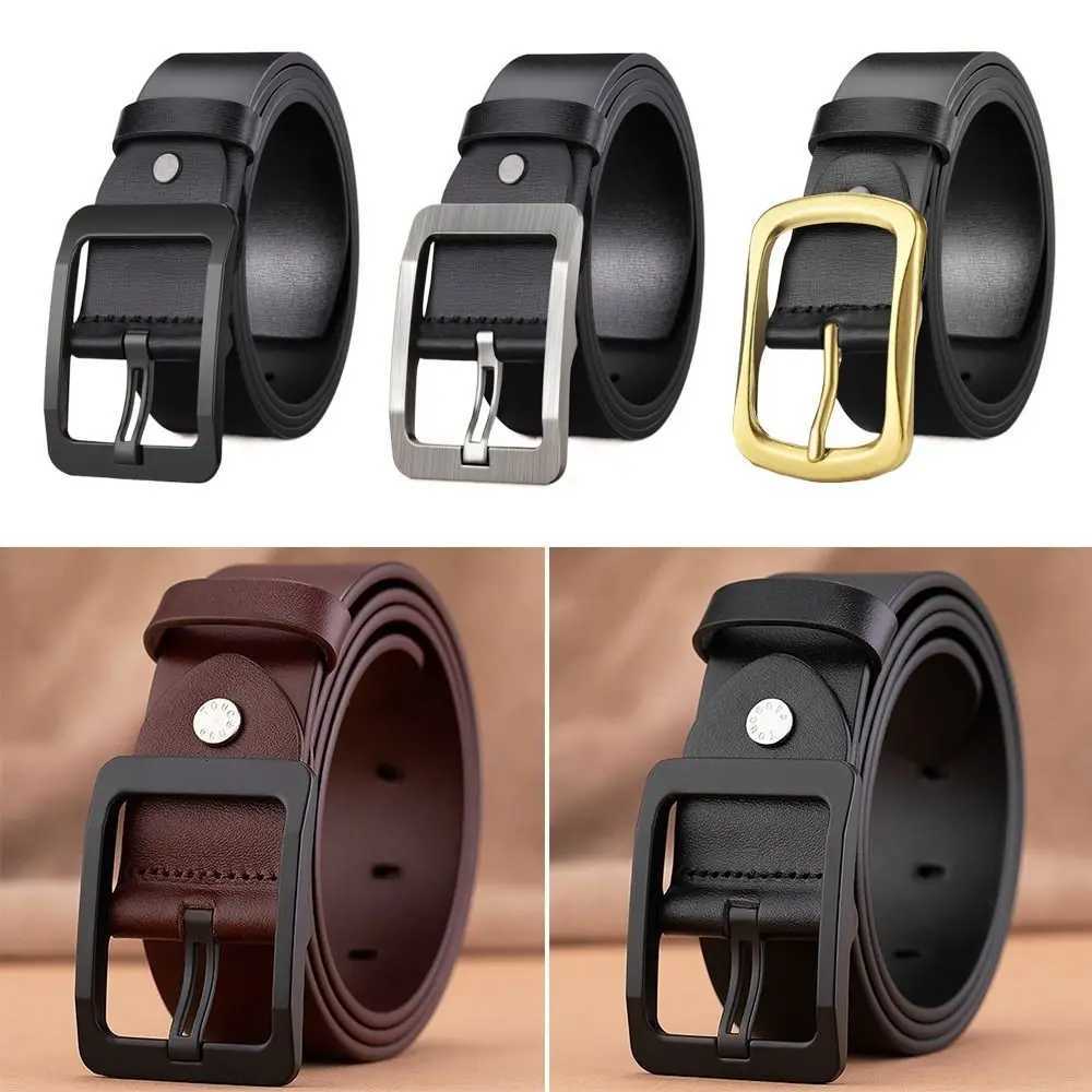 Retro Luxury Design Leather Belt Casual Versatile Pin Buckle Waistband Waist Strap Trouser Dress BeltsXJ251023
